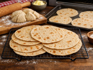 recipe for non-potato lefse (norwegian bread)