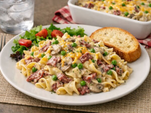 recipe for creamed chipped beef casserole