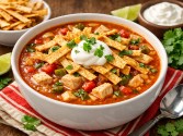 Joan Lunden's Spicy Chicken Tortilla Soup