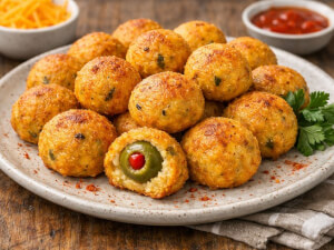 recipe for baked spicy cumin cheese olives