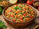 Minted Bulgur Pilaf