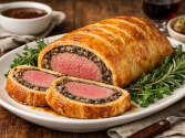 Beef Wellington With Mushroom Pate