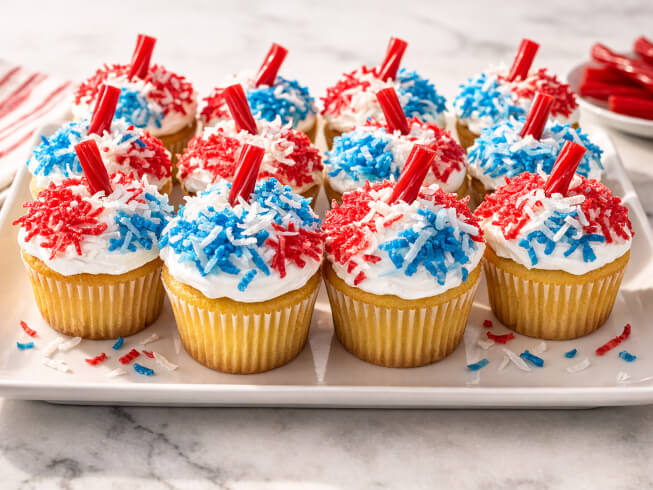 photo of Firecracker Cupcakes