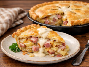 recipe for country ham and potato pie
