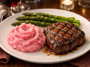 recipe for pink mashed potatoes