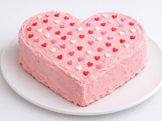 photo of Heart-Shaped Cake