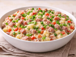 recipe for slow cooker ham and potato hash