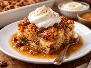 recipe for cajun bread pudding and rum sauce