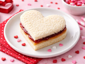 recipe for valentine sandwiches