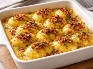 recipe for curried bacon and eggs