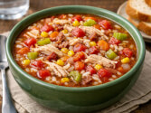 Turkey Rice Soup with Tomatoes