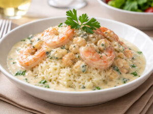 recipe for pacific northwest shrimp in oregon blue cheese sauce