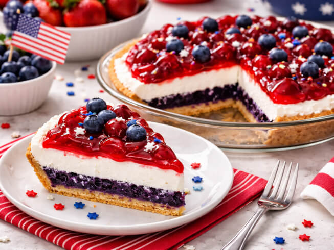 recipe for red white & blue pie