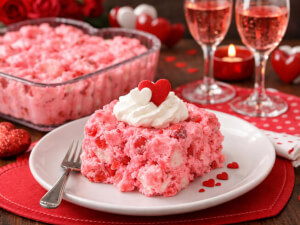 recipe for pink cloud cake for valentine's day