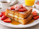Lemon-Ricotta Stuffed French Toast