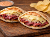 Pita Pocket Reuben Sandwich