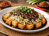 Tahu Goreng Kecap (Bean Sprouts with Fried Bean Curd)