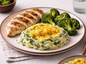 recipe for green mashed potatoes