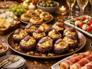 recipe for cheese filled baked figs
