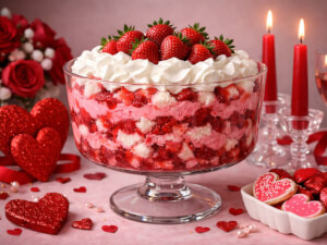 recipe for pink valentine's angel food cake