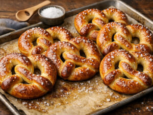 recipe for soft mall pretzels