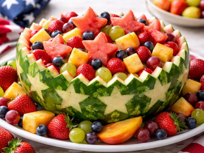 recipe for stars and stripes watermelon