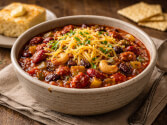 Vegetarian Chili With Raisins And Cashews