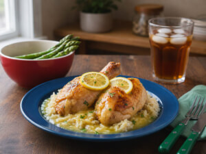recipe for baked chicken with lemon pie filling sauce