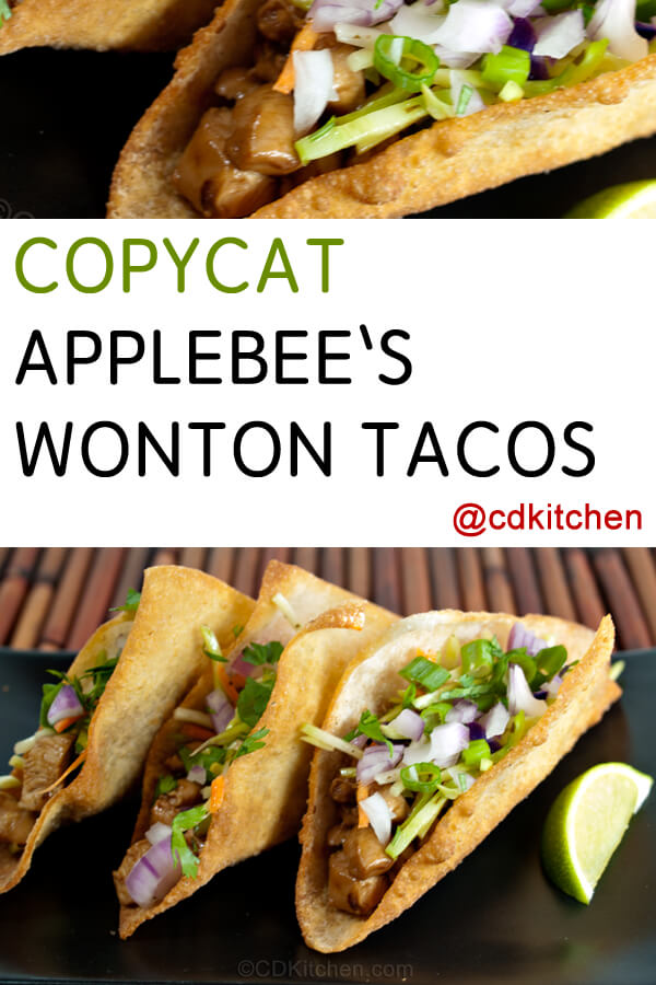 Applebee's Wonton Tacos Recipe