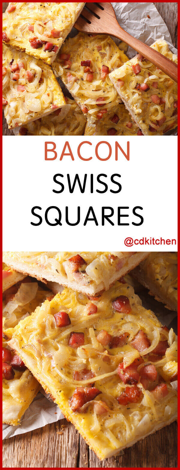 Bacon Swiss Squares Recipe