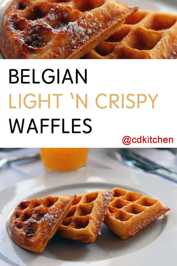 crispy waffle recipe