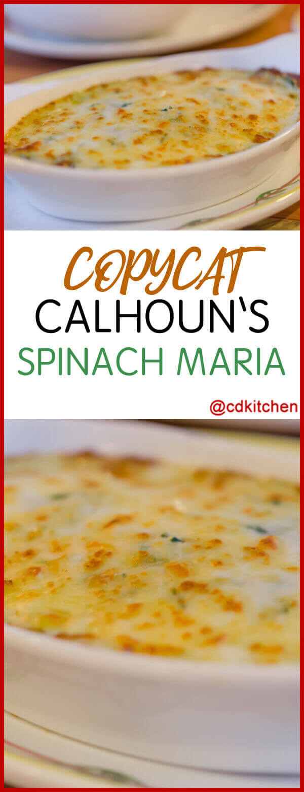 Copycat Calhoun's Spinach Maria Recipe