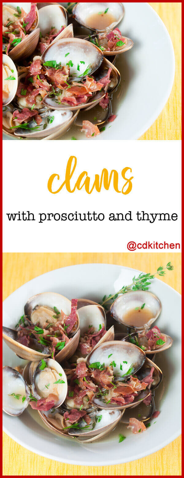 Clams With Prosciutto And Thyme Recipe