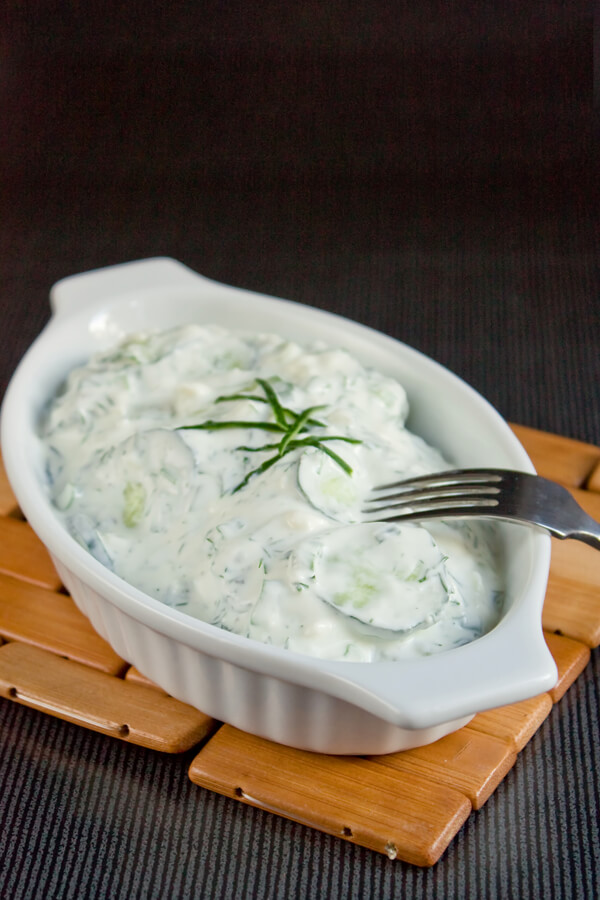 Creamy Cucumber Salad Recipe
