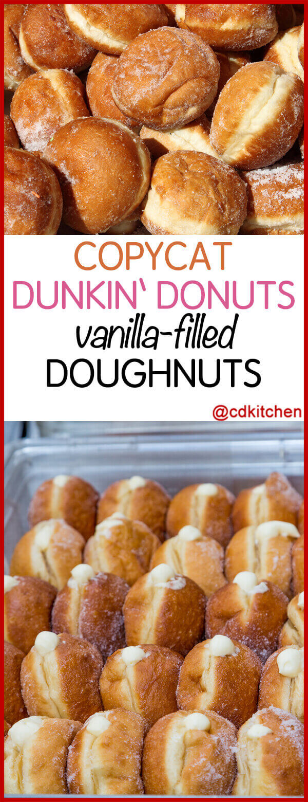 Dunkin' Donuts' Vanilla Filled Doughnuts Recipe