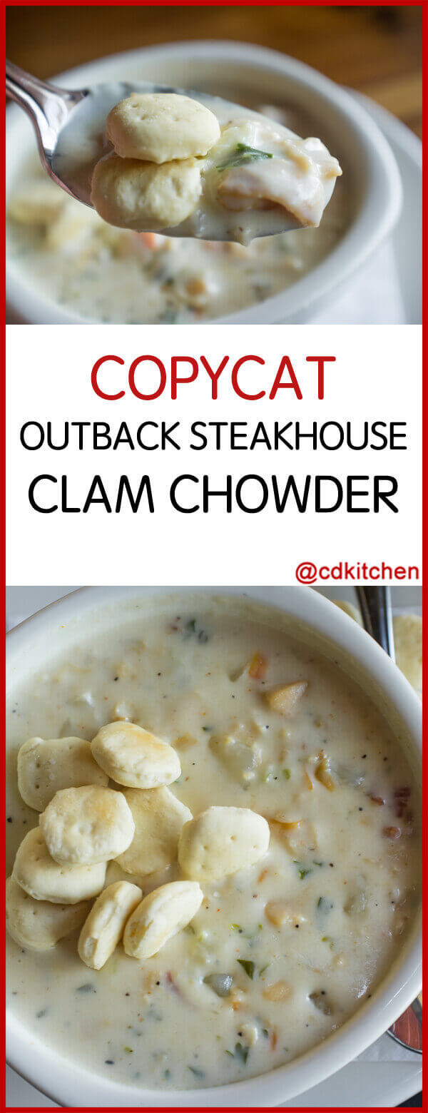 Copycat Outback Steakhouse Clam Chowder Recipe