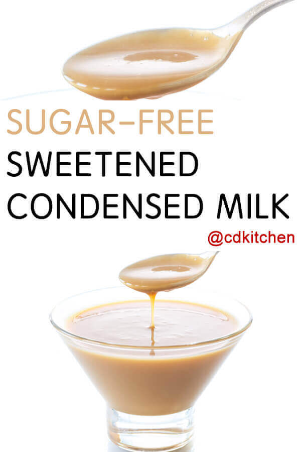 Sugar Free Sweetened Condensed Milk Recipe CDKitchen