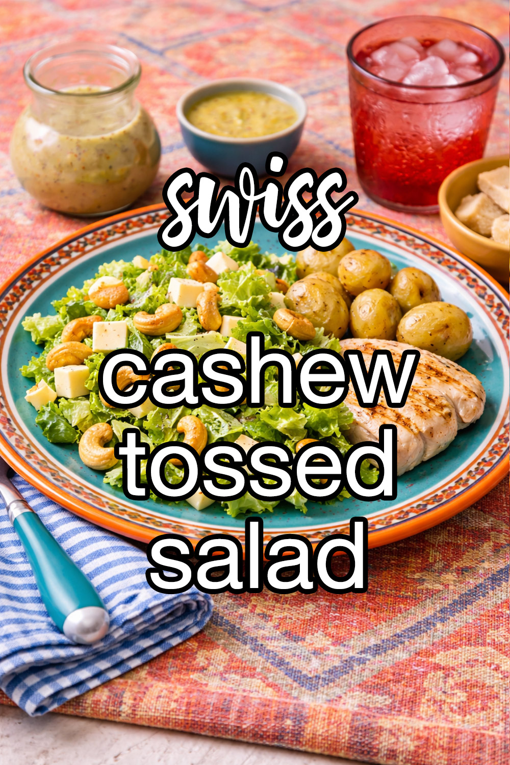 Swiss Cashew Tossed Salad Recipe