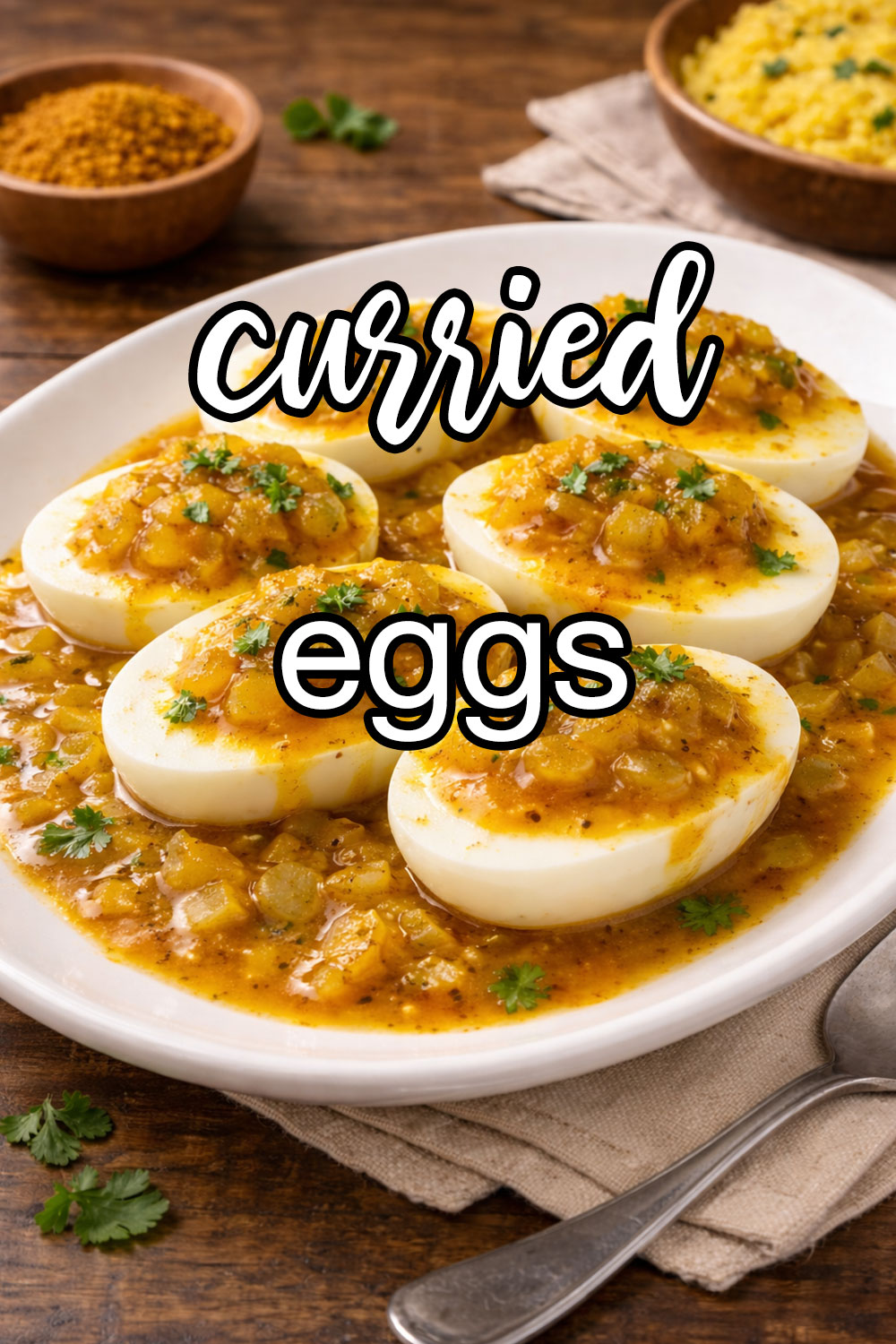 South African Curried Eggs Recipe