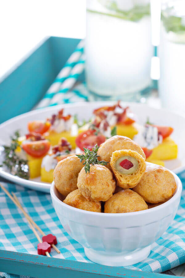 Baked Cheddar Olives Recipe