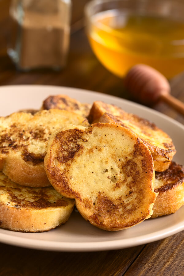 Vanilla Rum Soaked French Toast Recipe