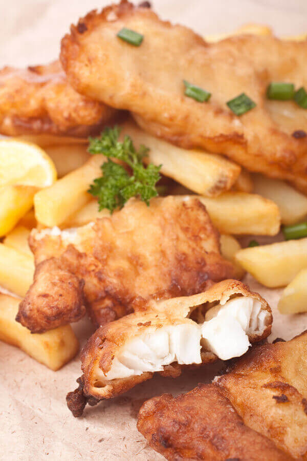 English-Style Fish And Chips With Tartar Sauce Recipe