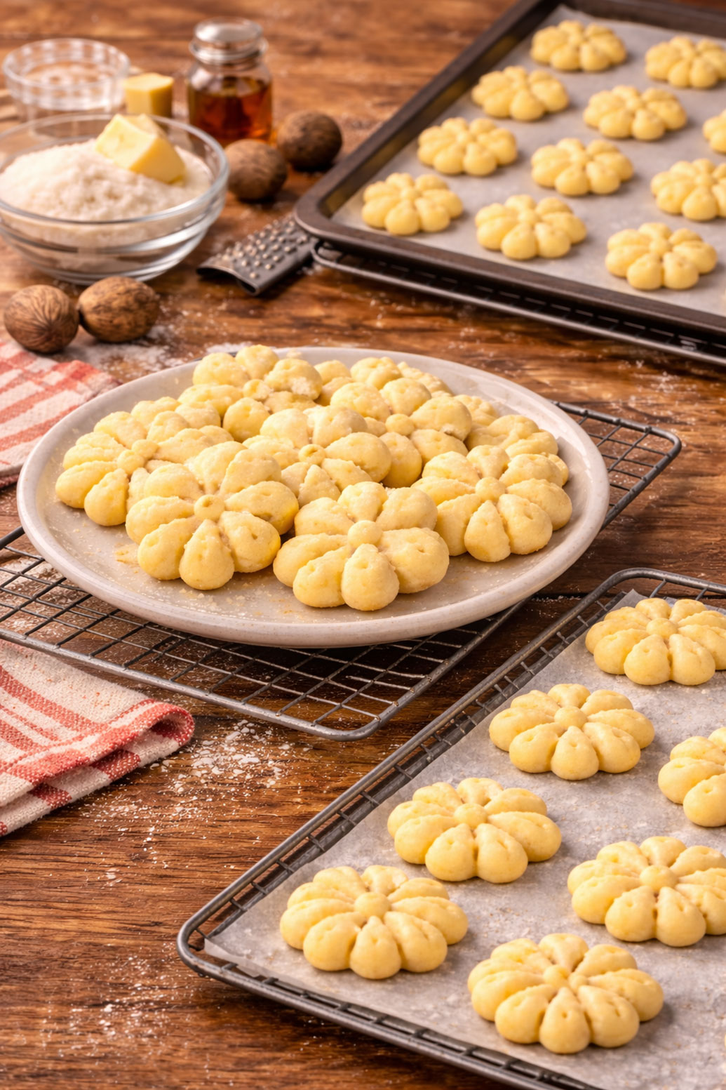 Nutmeg Spritz Cookies Recipe