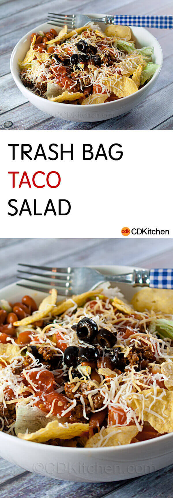 Trash Bag Taco Salad Recipe | CDKitchen.com