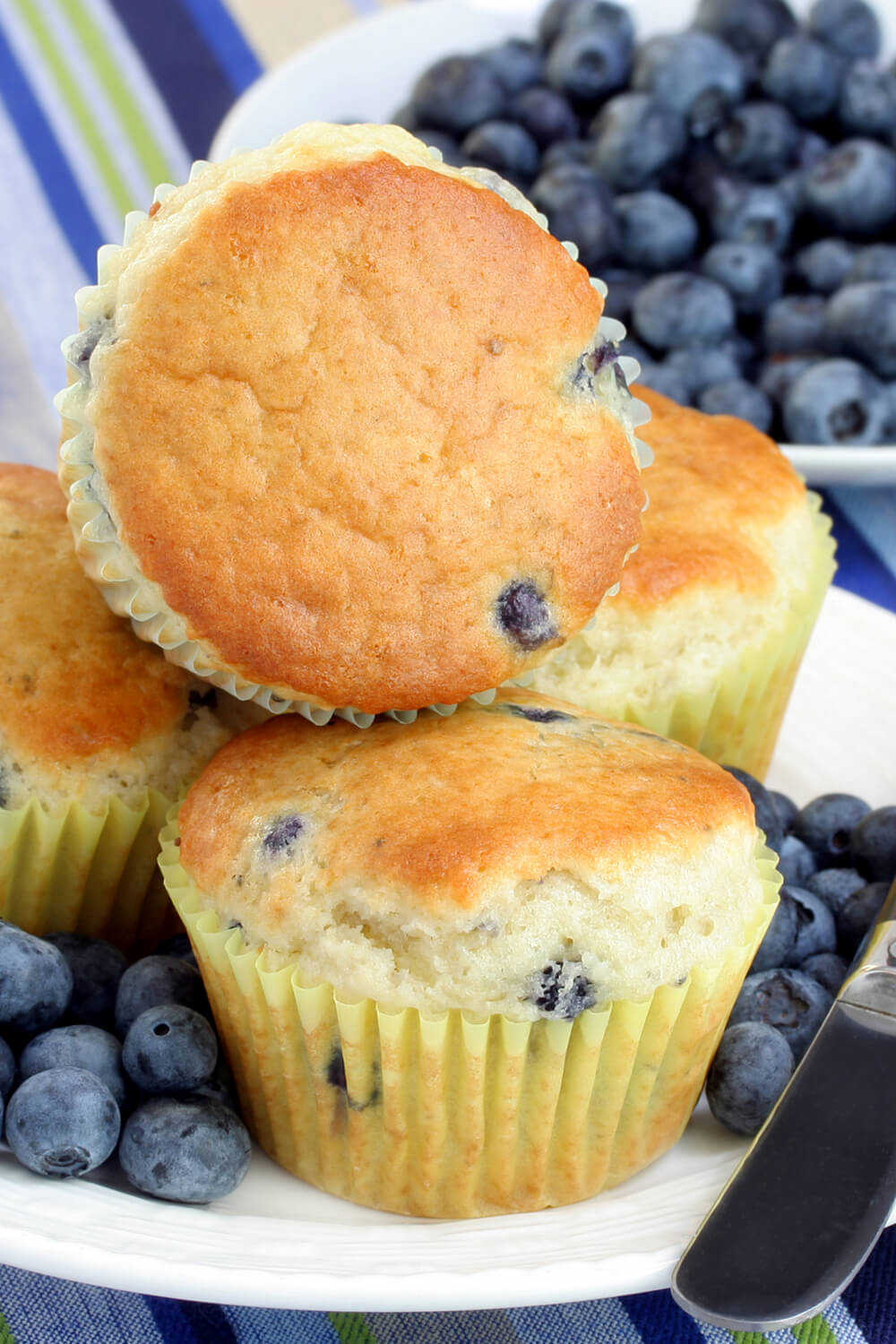All-American Blueberry Muffins Recipe | CDKitchen.com