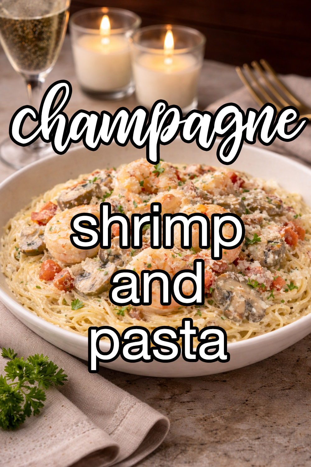 Champagne Shrimp and Pasta Recipe