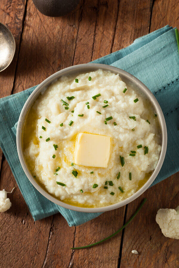 Garlic Mashed Faux-Tatoes Recipe