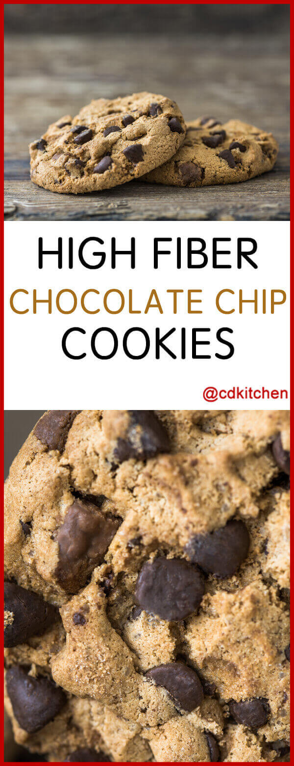 High Fiber Chocolate Chip Cookies Recipe | CDKitchen.com
