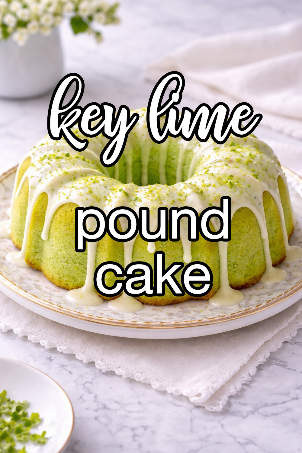 Key Lime Pound Cake Recipe