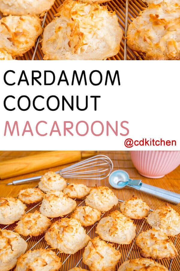 Cardamom Coconut Macaroons Recipe